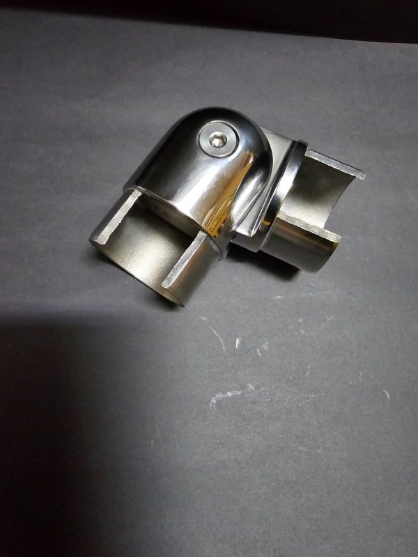 BALCONY ADJUSTABLE CONNECTOR CHROME