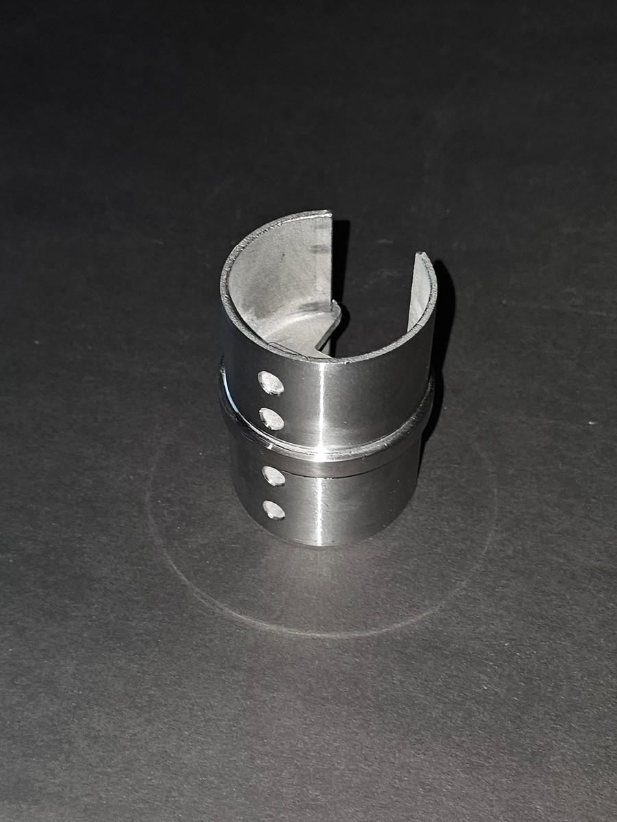 BALCONY TUBING CONNECTOR CHROME