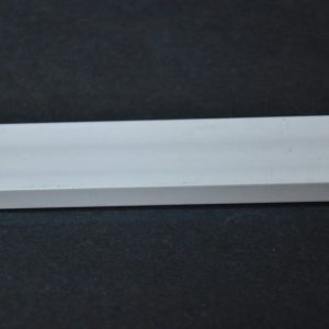 ALUMINUM SHOWER TOWEL BAR WHITE 32"