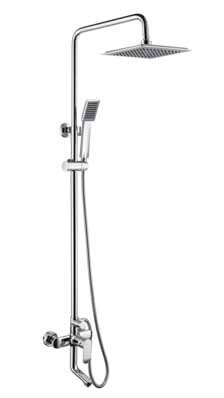 SHOWER MIXER (SQUARE HEAD/CHROME) - 8002F