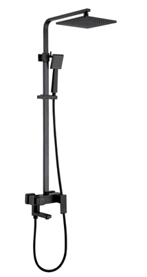 SHOWER MIXER (SQUARE HEAD/BLACK) - 8101H