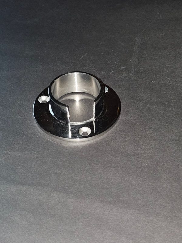 BALCONY WALL CAP CHROME